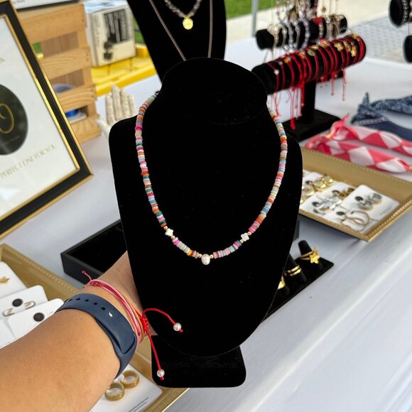 Pucca necklace with mother pearl - Picture 5 of 5